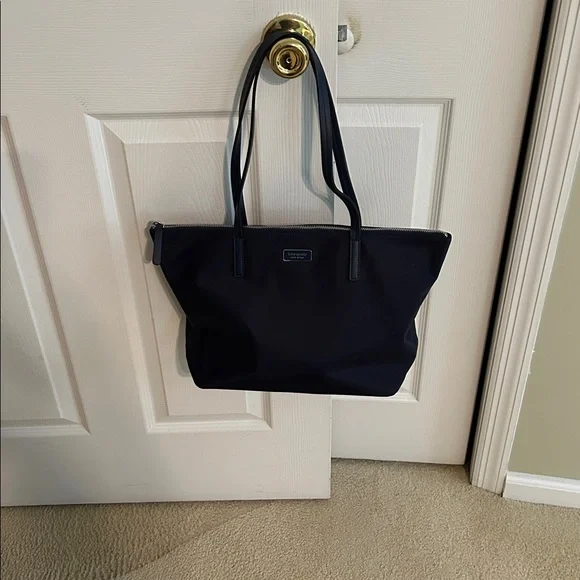 Kate Spade Nylon Navy Blue Hayden Large Tote - Picture 5 of 7